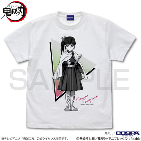 『鬼滅の刃』 栗花落カナヲ Tシャツ/WHITE